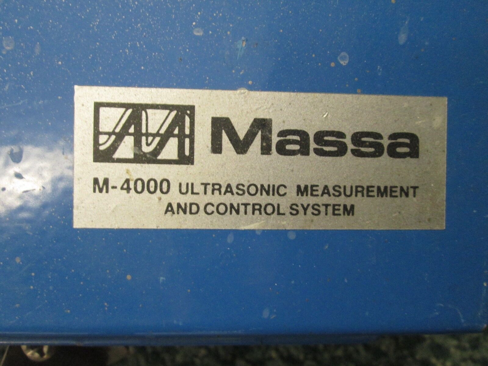 Massa Ultrasonic Measurement & Control System M-4000 Used