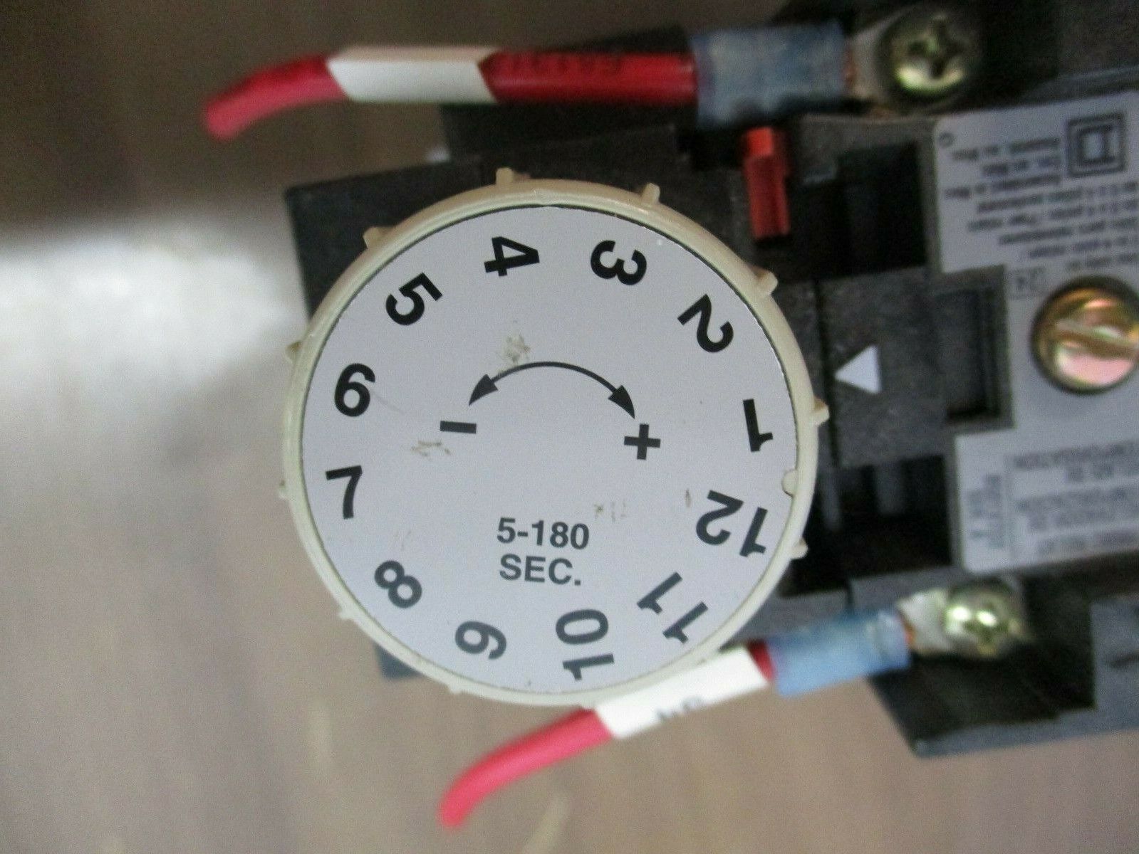 Square D Timing Relay 8501XTD2 5-180 Sec 8501X040 120V Coil Used