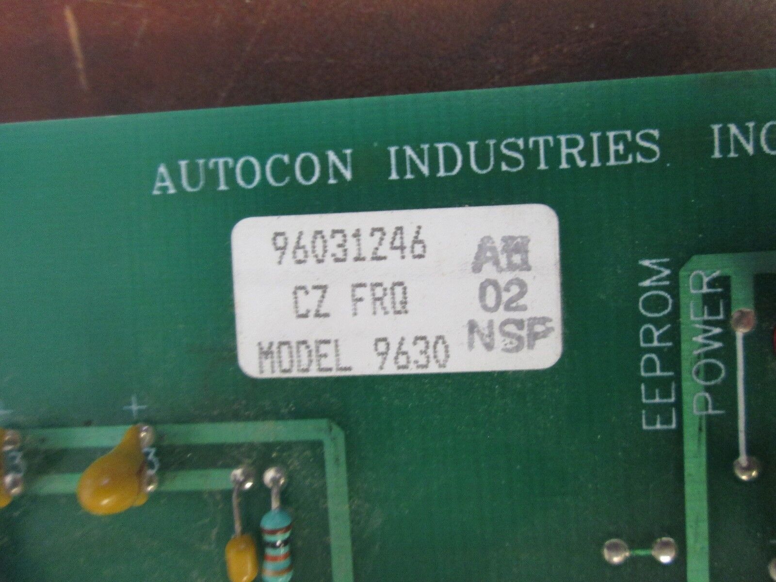 Autocon Control Board 6BEA 96031242-C Used