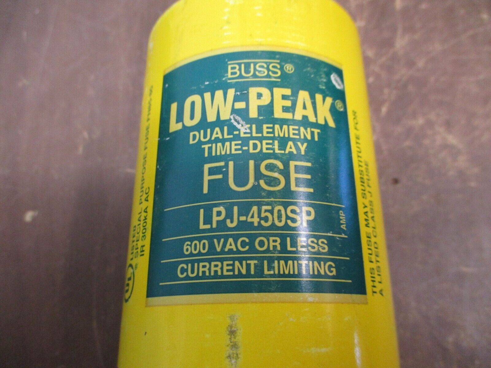 Buss Low-Peak Fuse LPJ-450SP 450A 600V Used