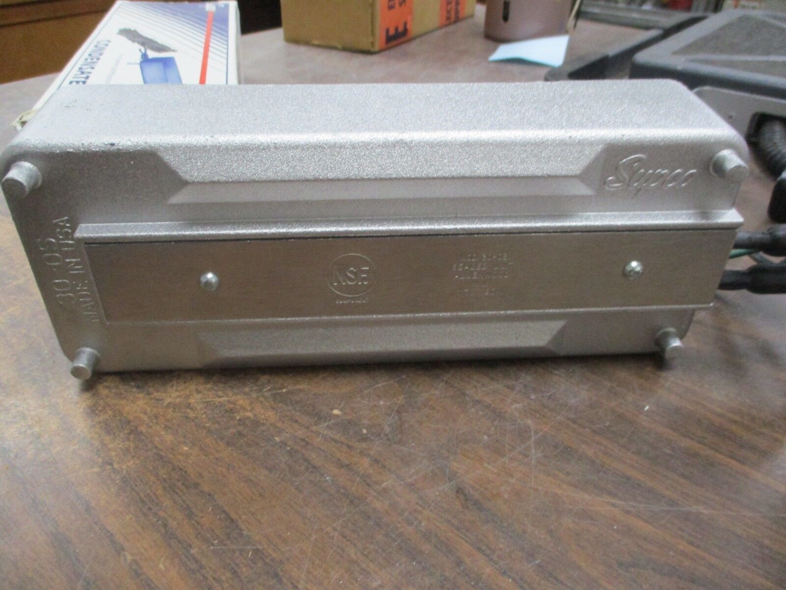 Supco Cast Aluminum Condensate Drain 30-OS 38oz Capacity Size:10x4x2-7/8"
