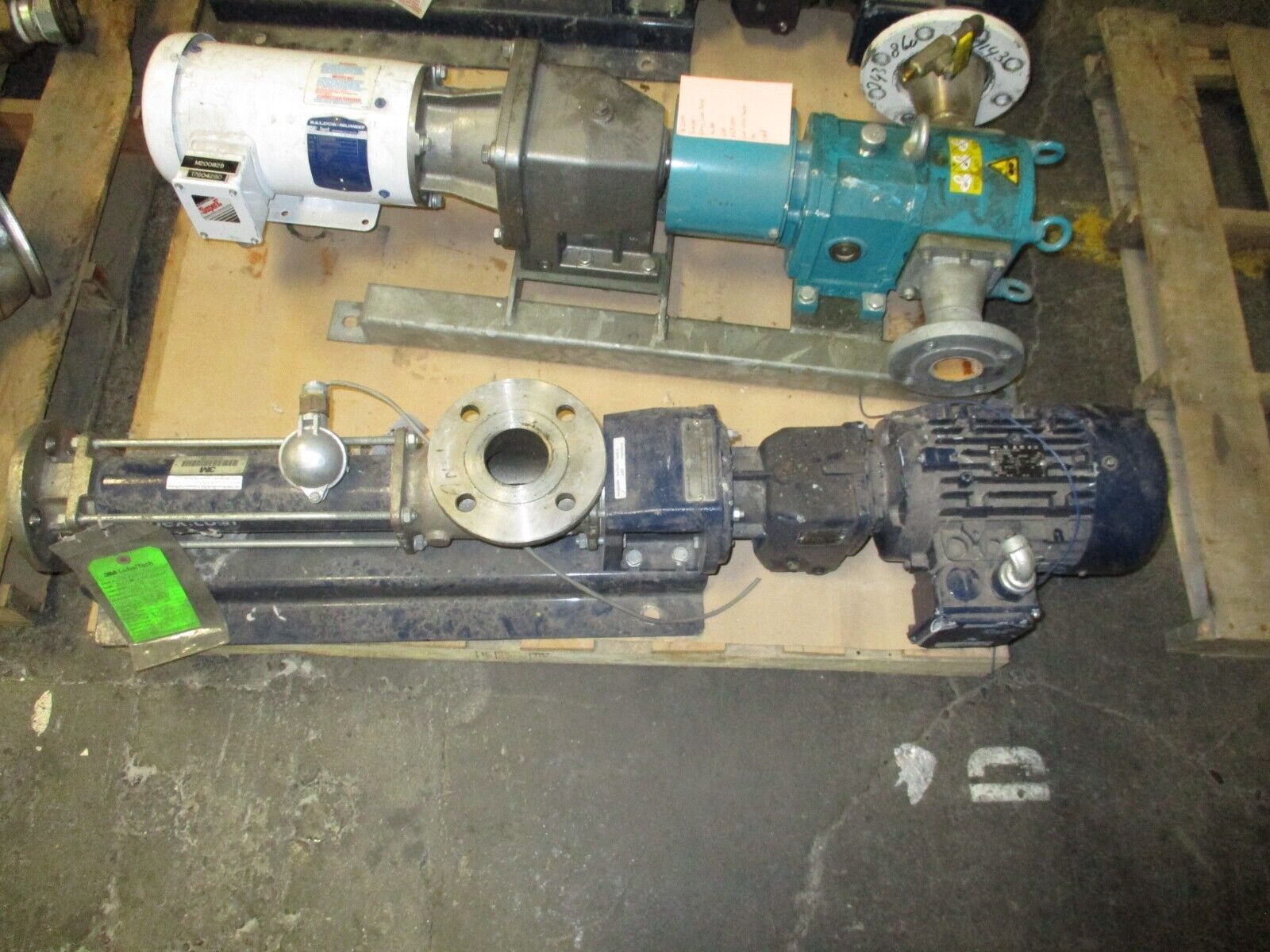 Seepex Progressive Cavity Pump BN 5-6L 3HP 576RPM 230/460V Used