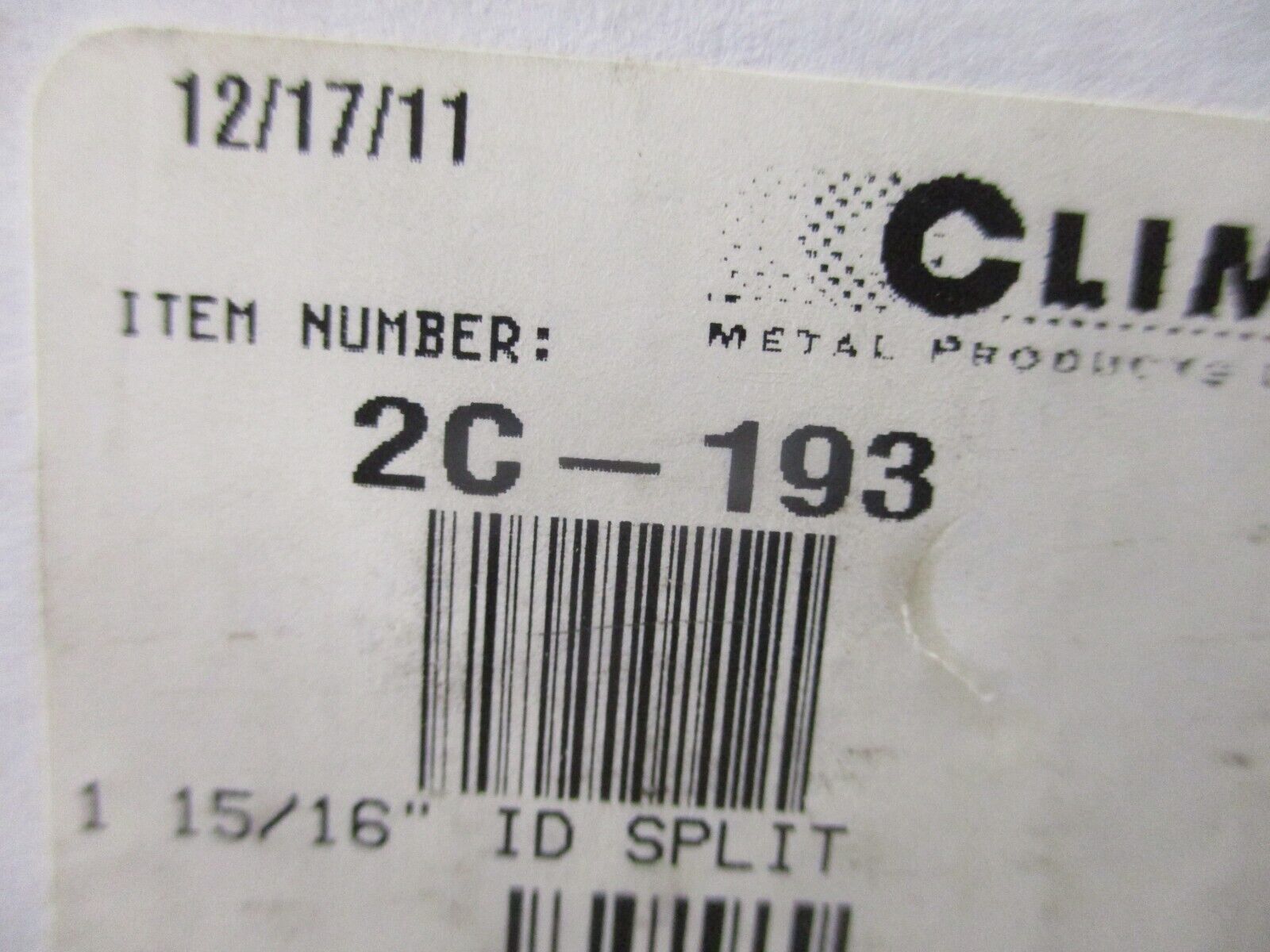 Climax Clamp Shaft Collar 2C-193 1 15/16" *Box of 5* New Surplus