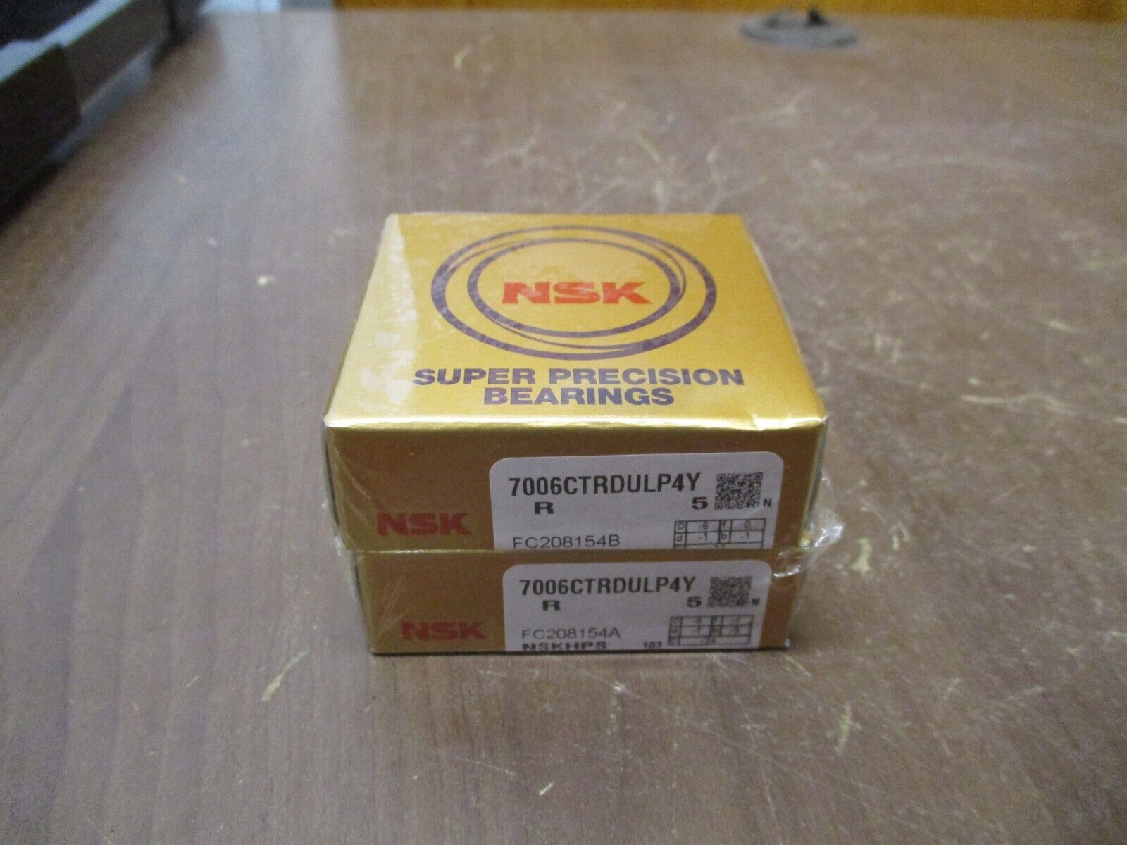 NSK Spindle Bearing 7006CTRDULP4Y *Set of 2* New Surplus