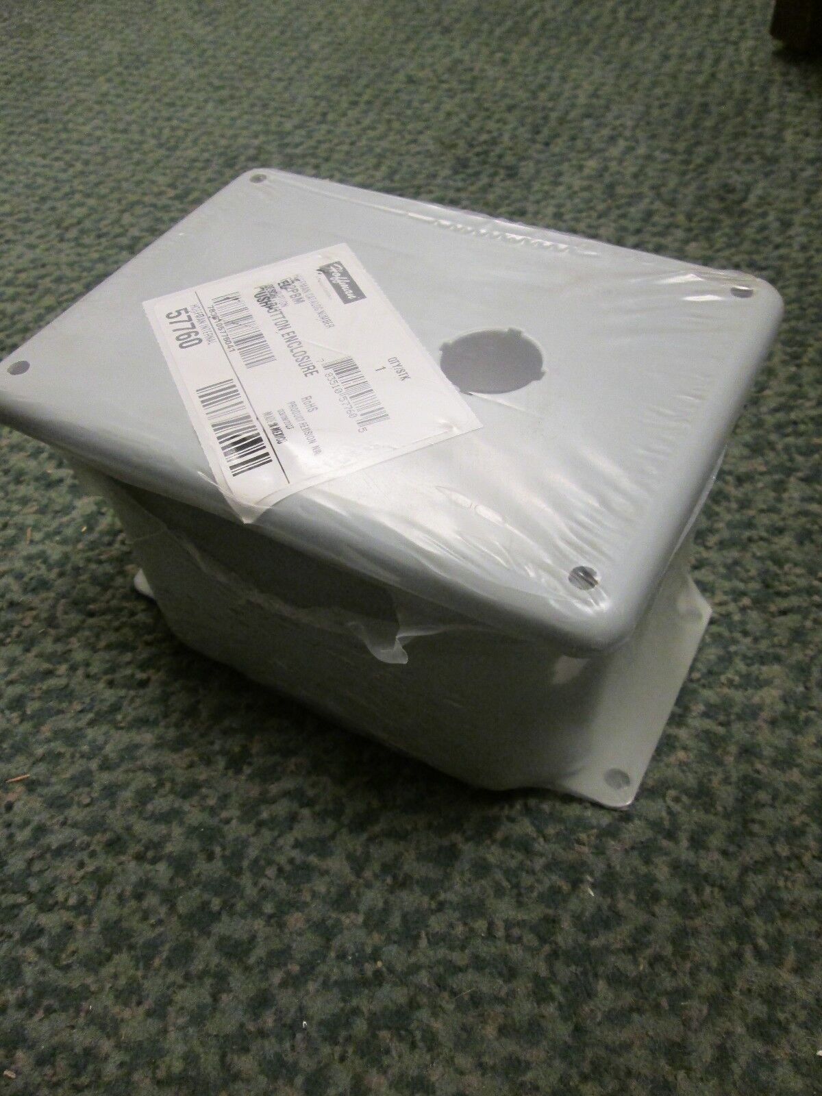 Hoffman  Push Button Enclosure  ED2PBM  2 Hole  New Surplus