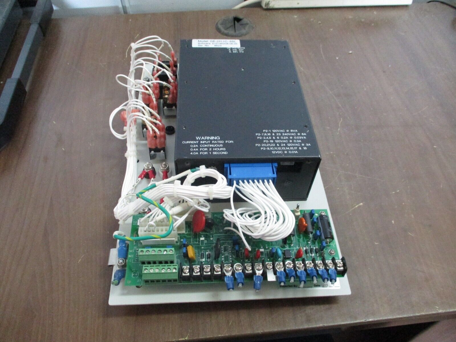 GE GE-2011 Voltage Regulator Control GE-2011C-6SL S/W: D-0146V08.08.05 Used