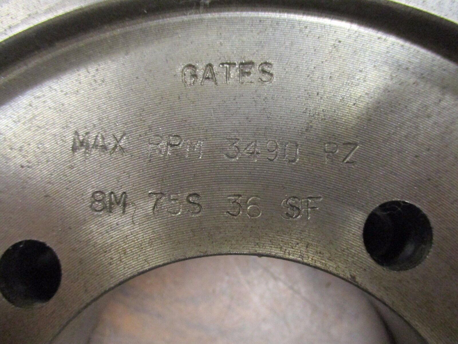Gates Poly Chain GT Sprocket 8M-75S-36-SF 3490 RPM Max Used