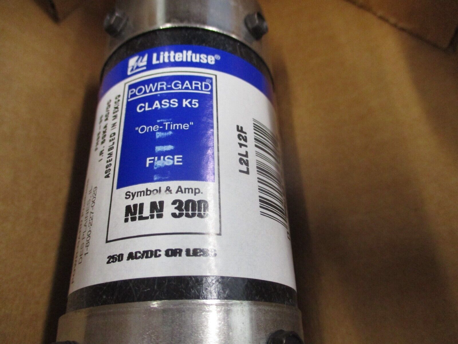 Littlefuse Powr-Gard Fuse NLN 300 250V 300A New Surplus