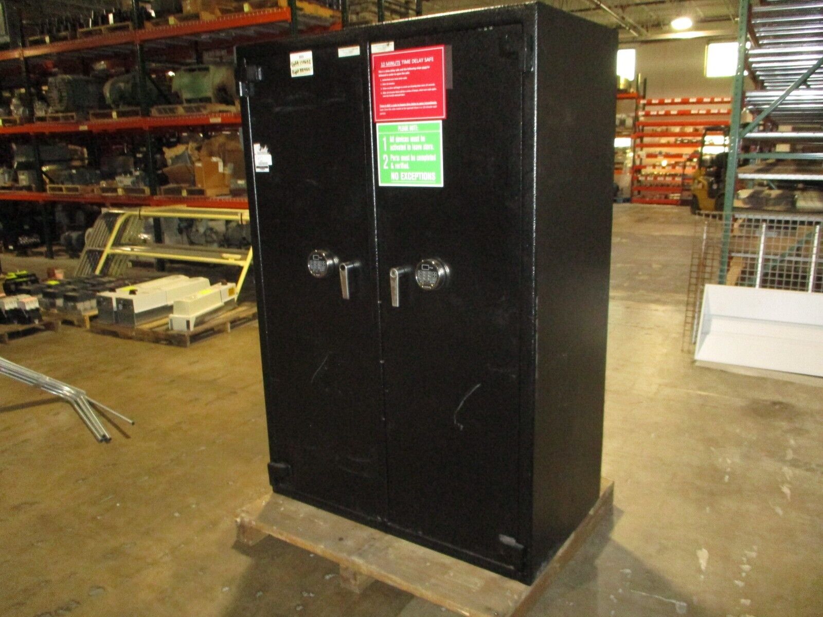 Blue Dot Safes Two-Door Safe Size: 72" x 48" x 27" (1) Electronic Lock Used