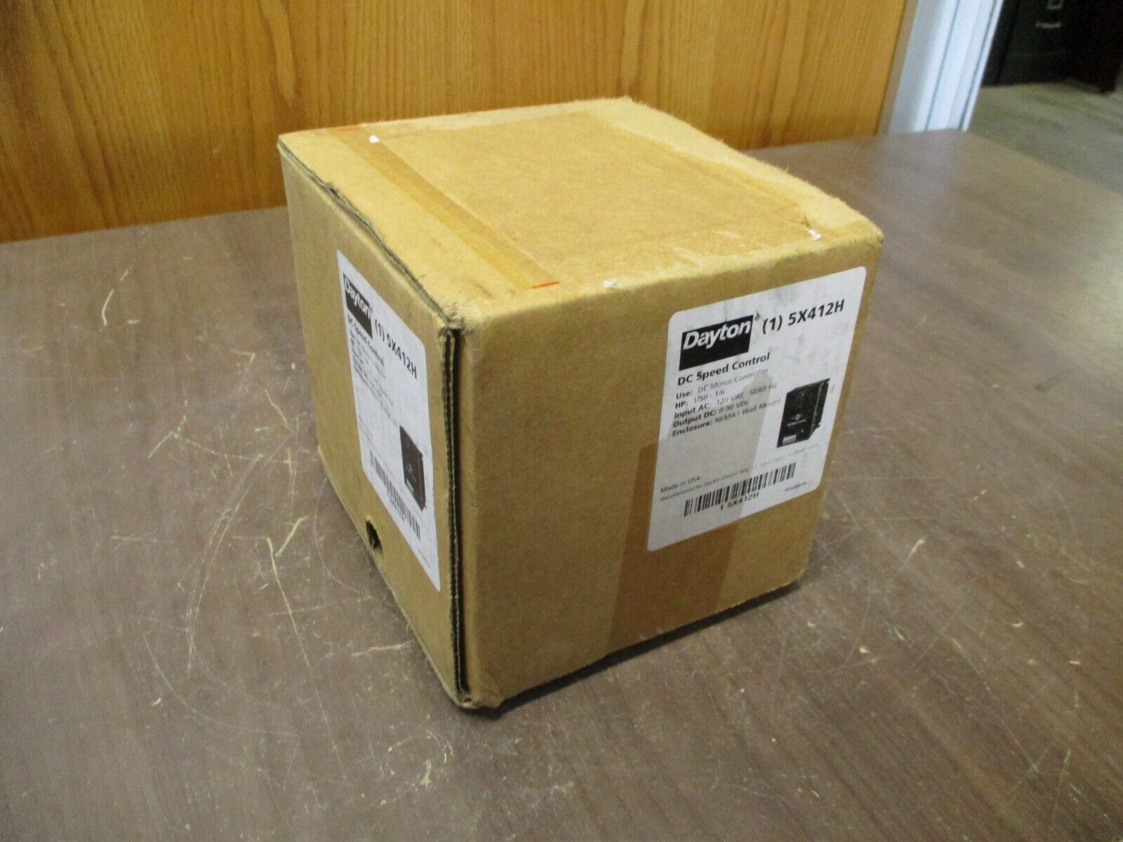 Dayton DC Speed Control 5X412H 1/50 - 1/6HP Output: 0-90VDC Nema 1 Enclosure