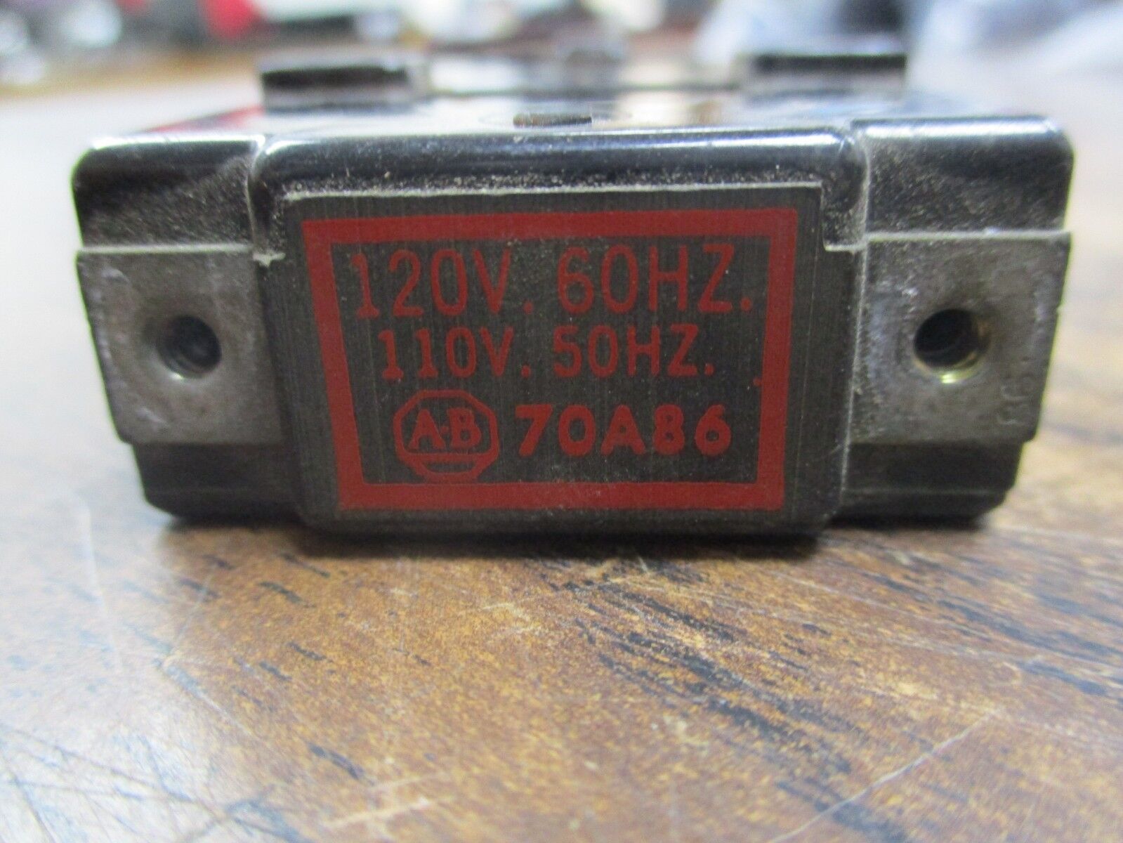 Allen-Bradley Magnetic Coil 70A86 120V@60Hz 110V@50Hz Used