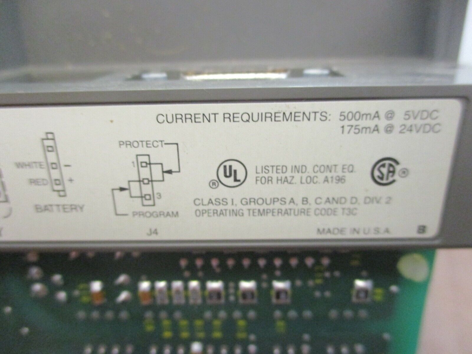 Allen-Bradley SLC 500 Processor Unit 1747-L532 Ser. C FAC:1M Proc. Missing Cover