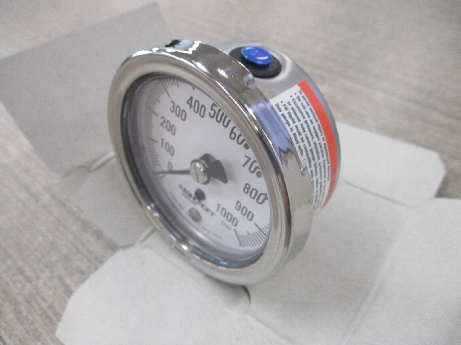Ashcroft Industrial Duralife Pressure Gauge 25-1009-SW-02B-1000# New Surplus