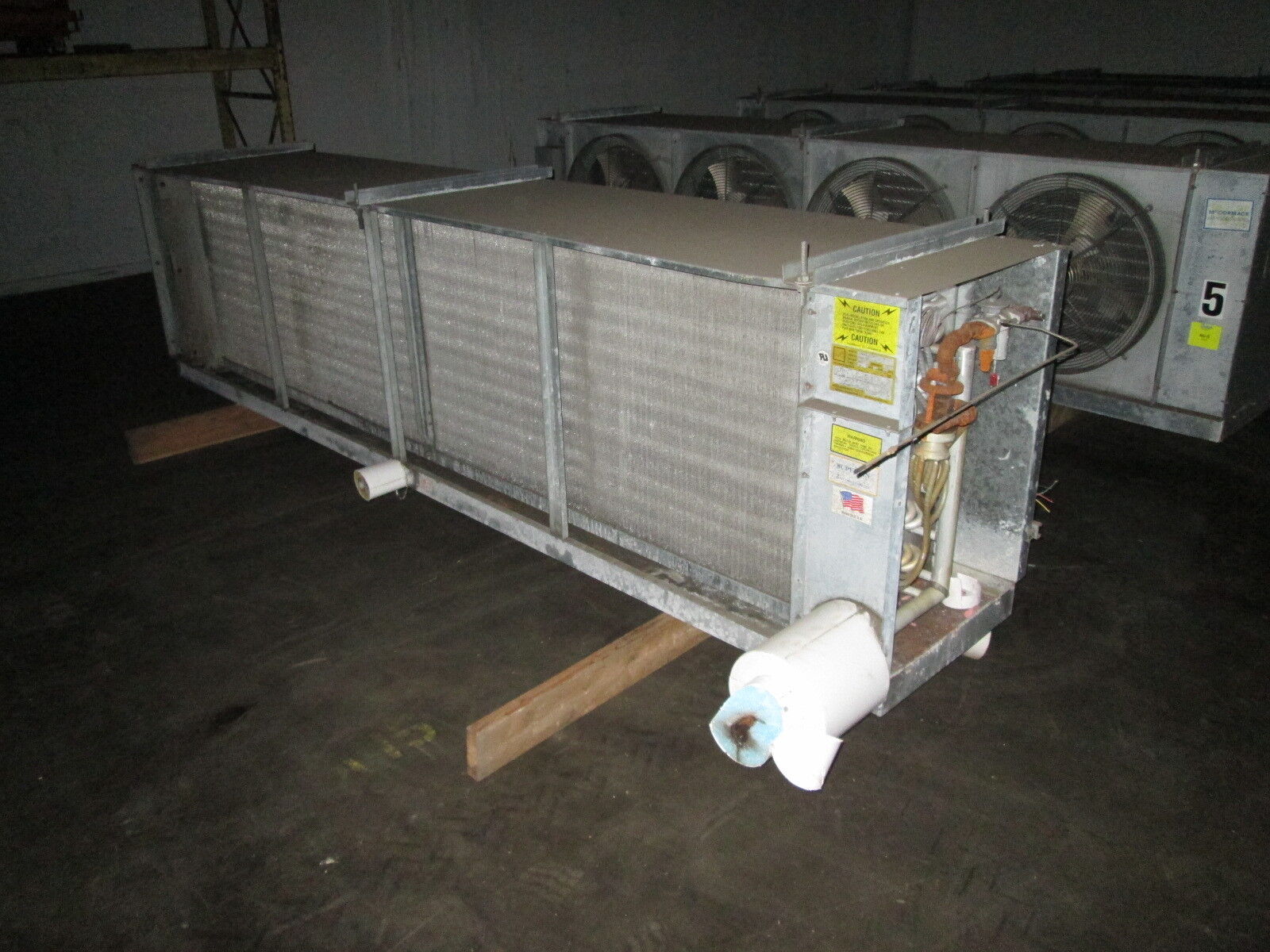 McCormack Ammonia Evaporator 74CD64CXAI-X-U-LEFT 4-Fan .3HP MFD: 1998 Used