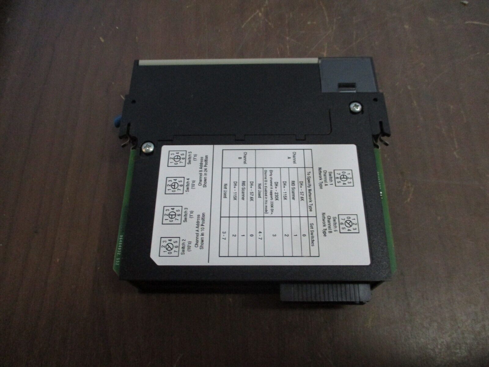 Allen-Bradley ControlLogix DH+/RIO Comm Interface Module 1756-DHRIO Ser. D Used