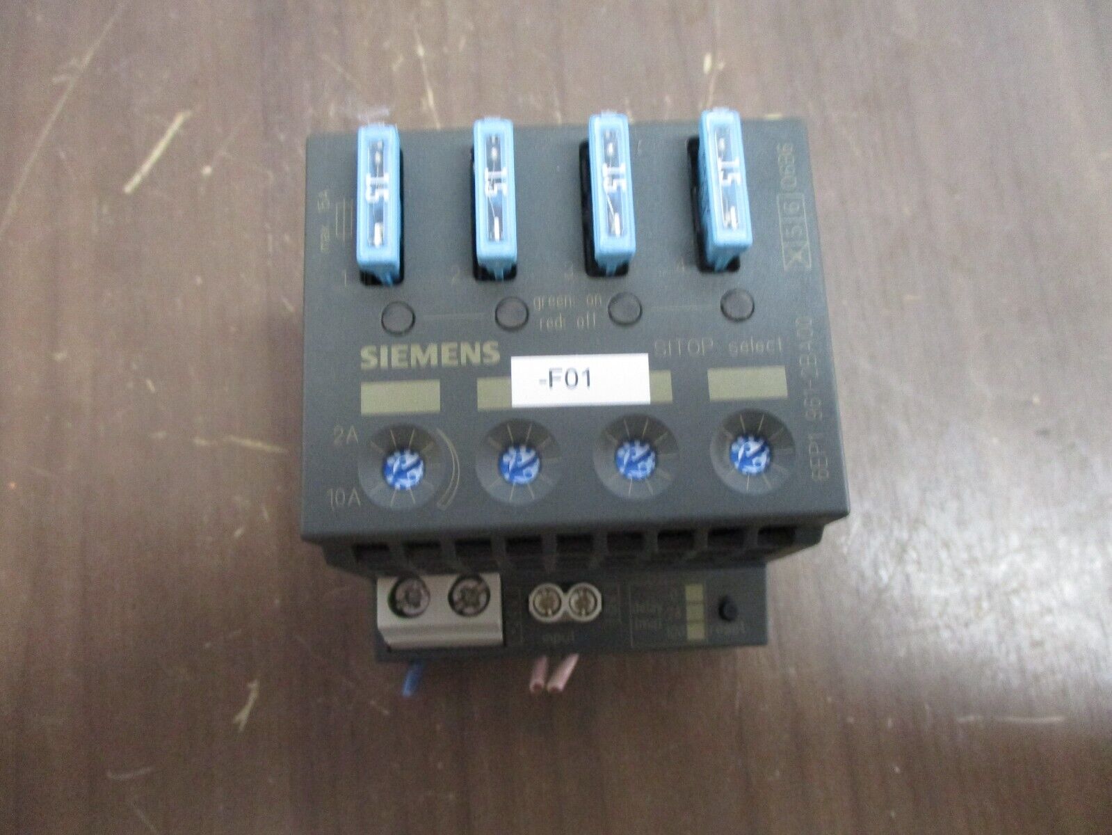 Siemens SITOP Select Diagnosis Module 6EP1 961-2BA00 Input: 24VDC 40A Used