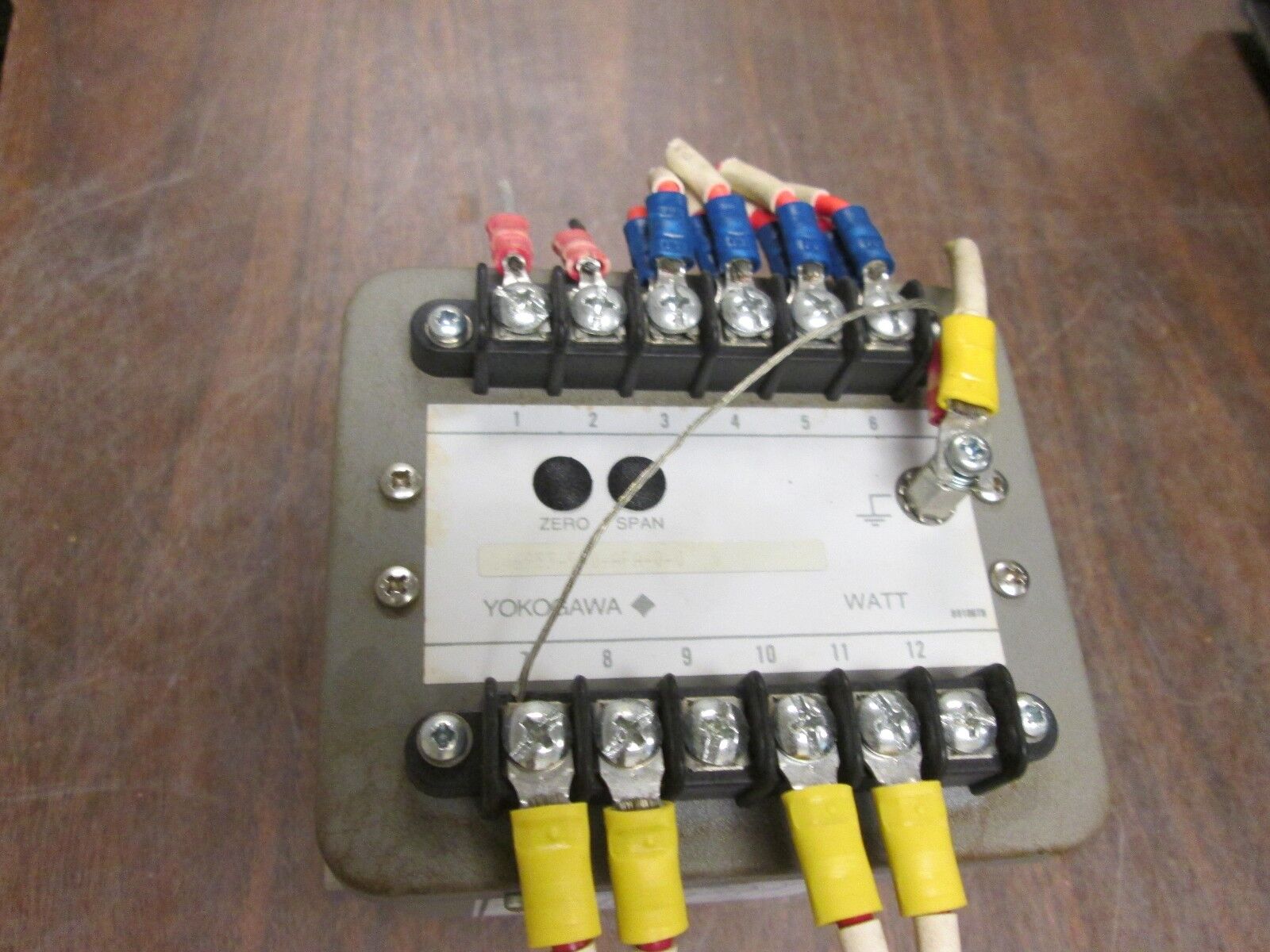 Yokogawa Juxta Transducer AH96SM0067 Input: 120V 5A 60Hz Output: 0-1MA DC Used