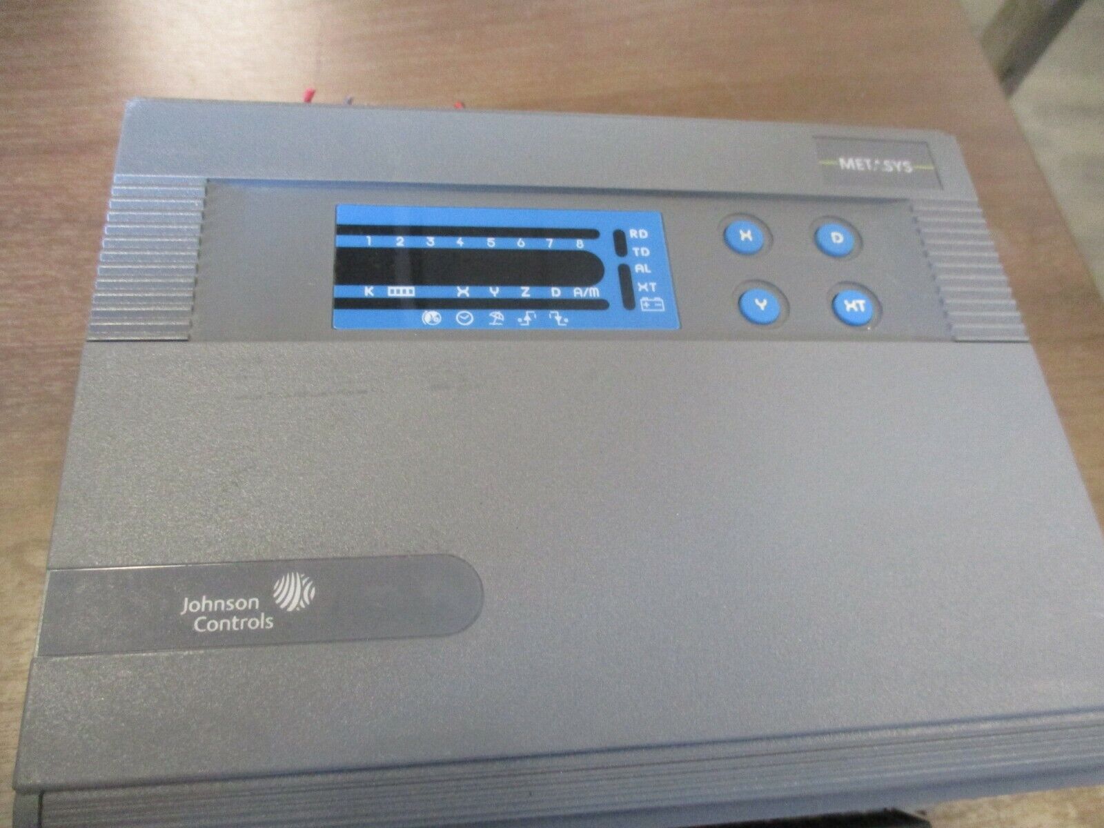 Johnson Controls Metasys Controller w/ Base DX-9100-8454 Rev. B 24VAC Used