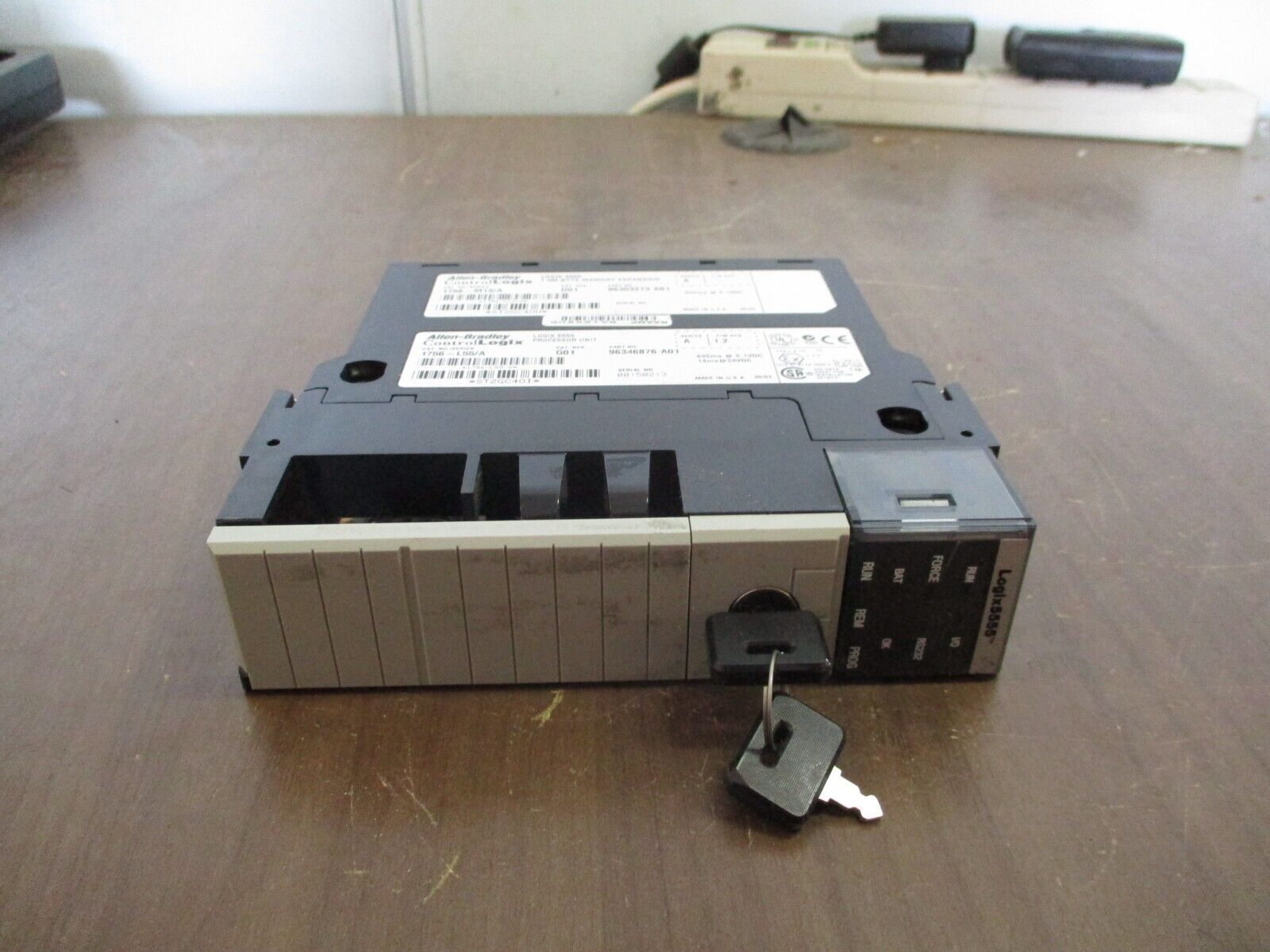 Allen-Bradley ControlLogix Logix 5555 Processor Unit 1756-L55/A Ser. A Rev. G01