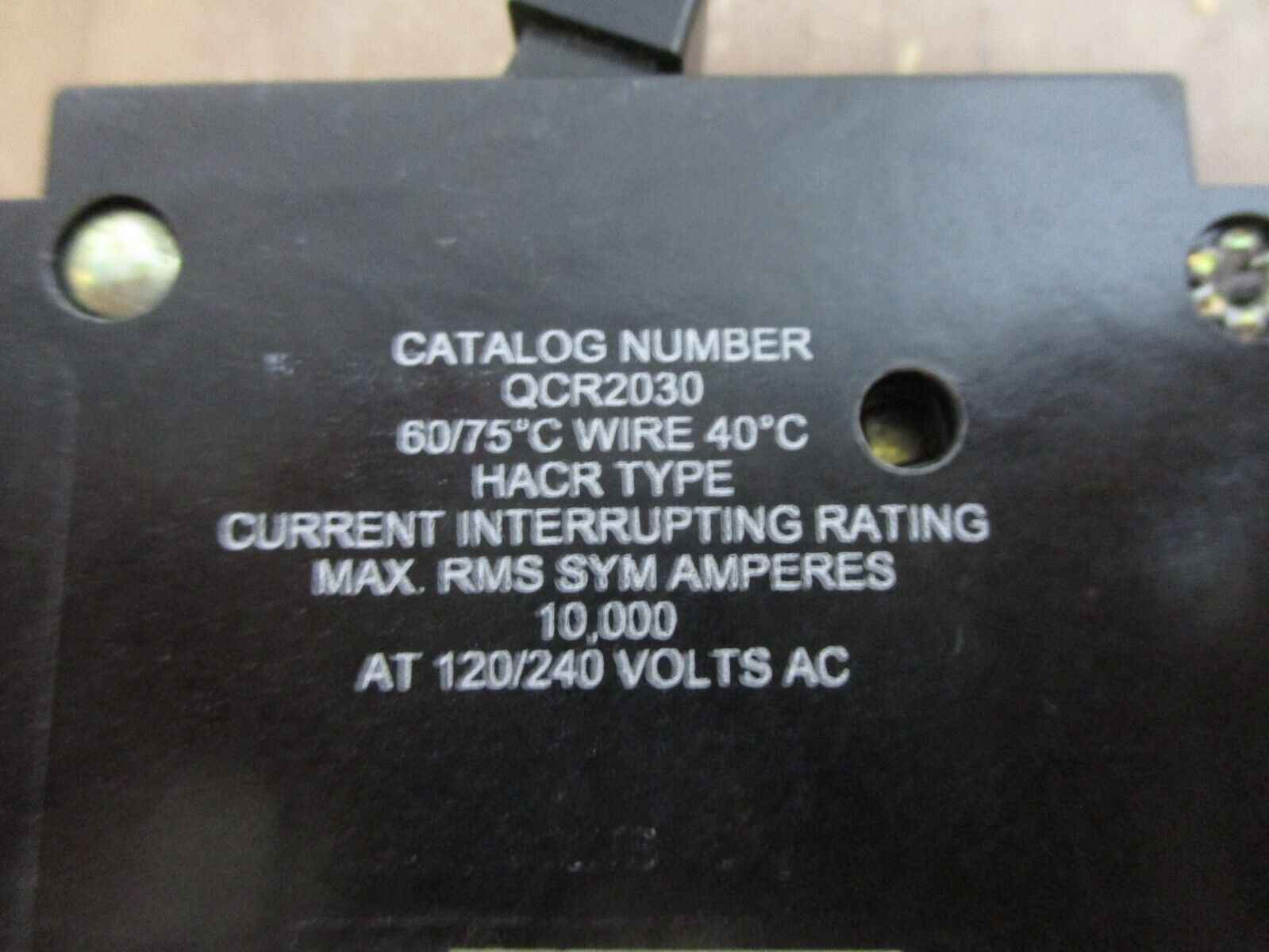 Cutler-Hammer Circuit Breaker QCR2030 30A 120/240V 2P Used