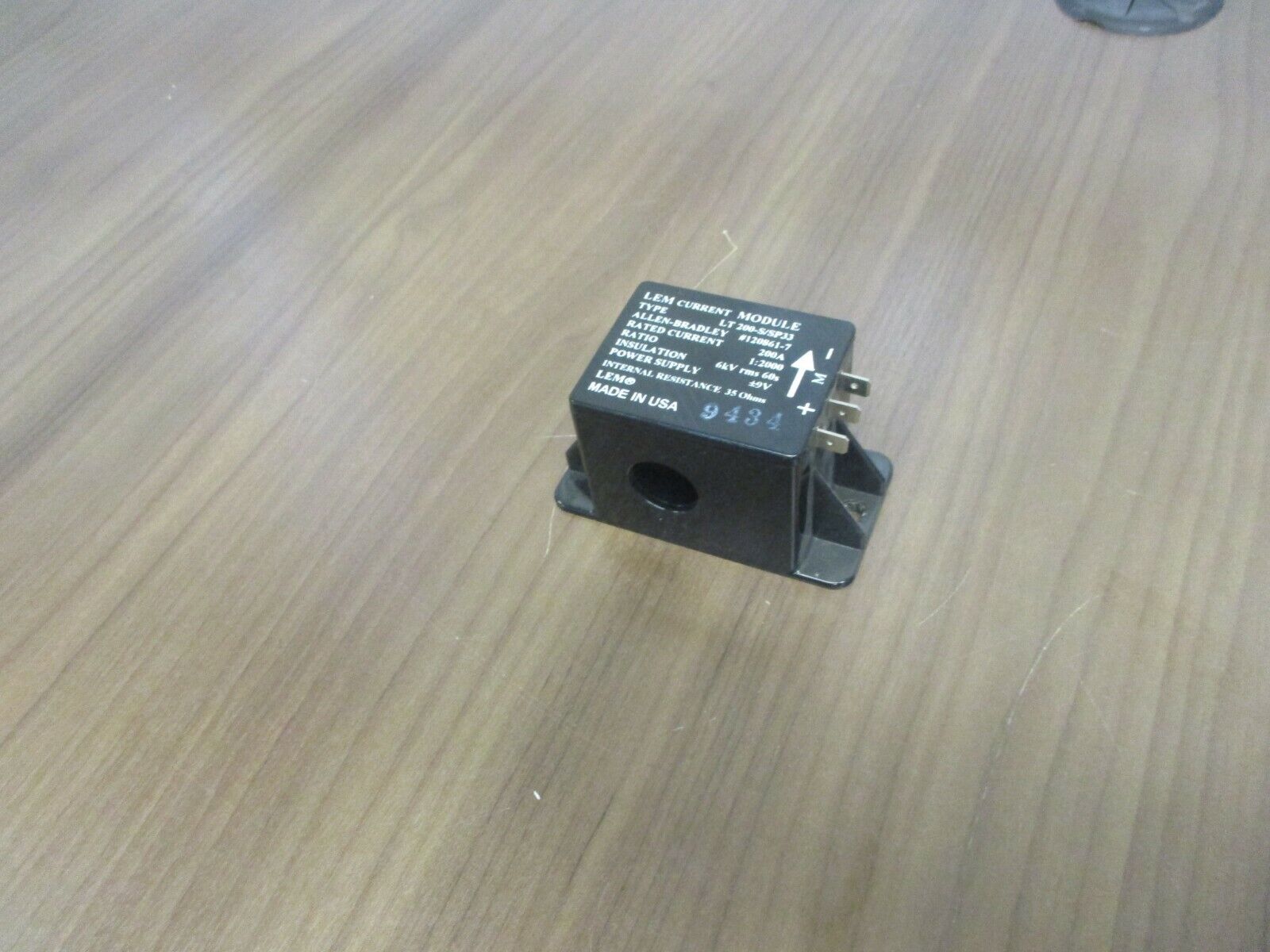 LEM Current Module LT 200-S/SP33 Ratio 1:2000 9V 35ohms Used