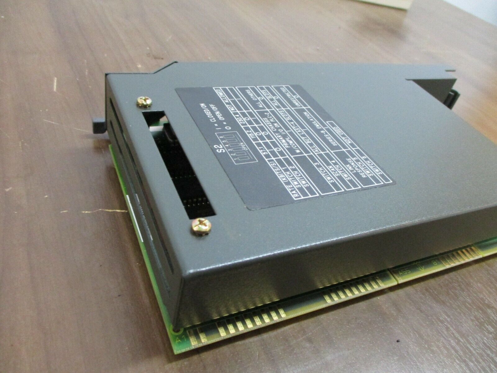 Allen-Bradley Remote I/O Adapter Module 1771-ASB D Ser. D F/W Rev. H Used