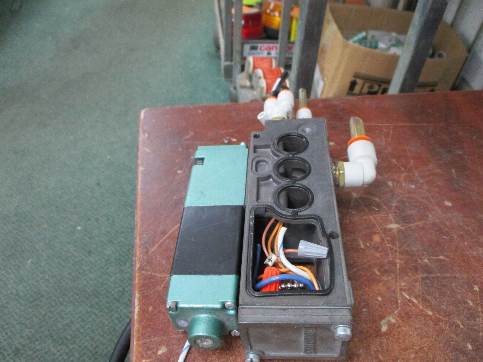 Numotics Solenoid Valve 0825A415M015T 24VDC 0.26A 150PSIG Used