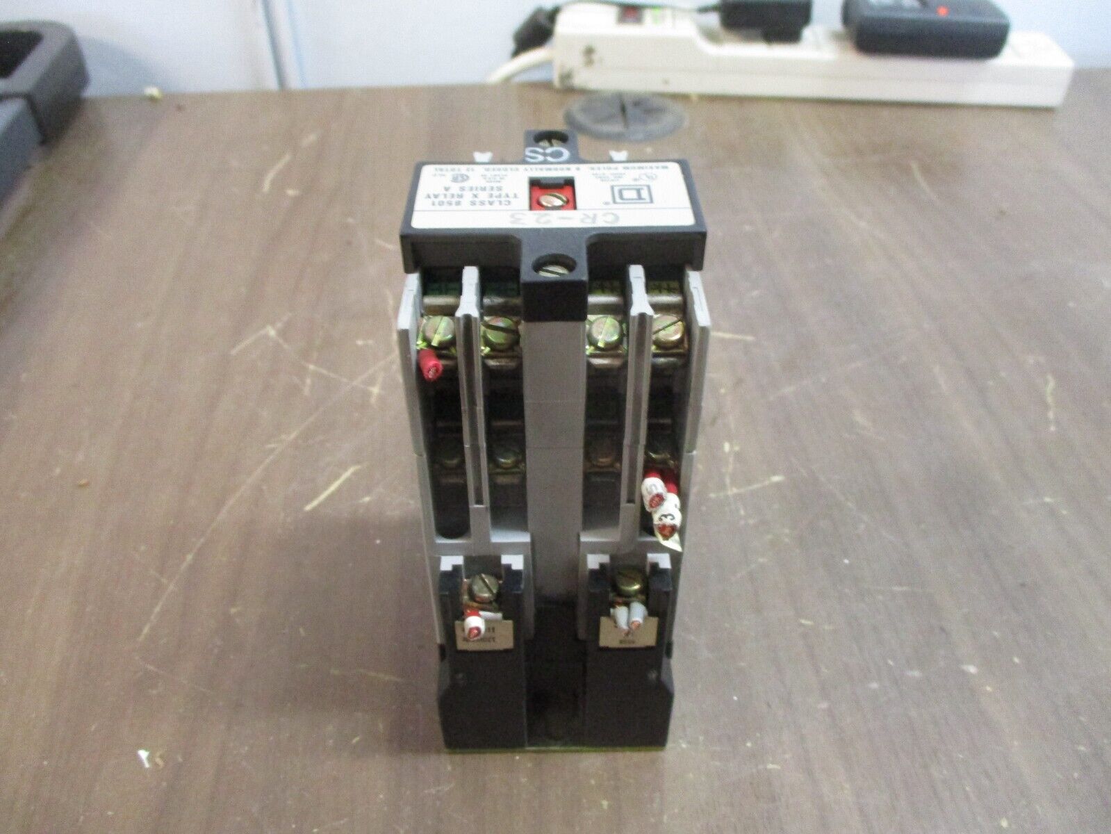 Square D Type X Relay 8501 X0 80 DS 120V Coil 20A Used