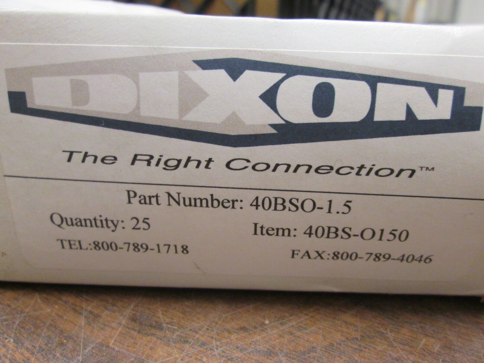 Dixon Bevel Seat Gasket 40BSO-1.5 1.5" *Box of 25* New Surplus