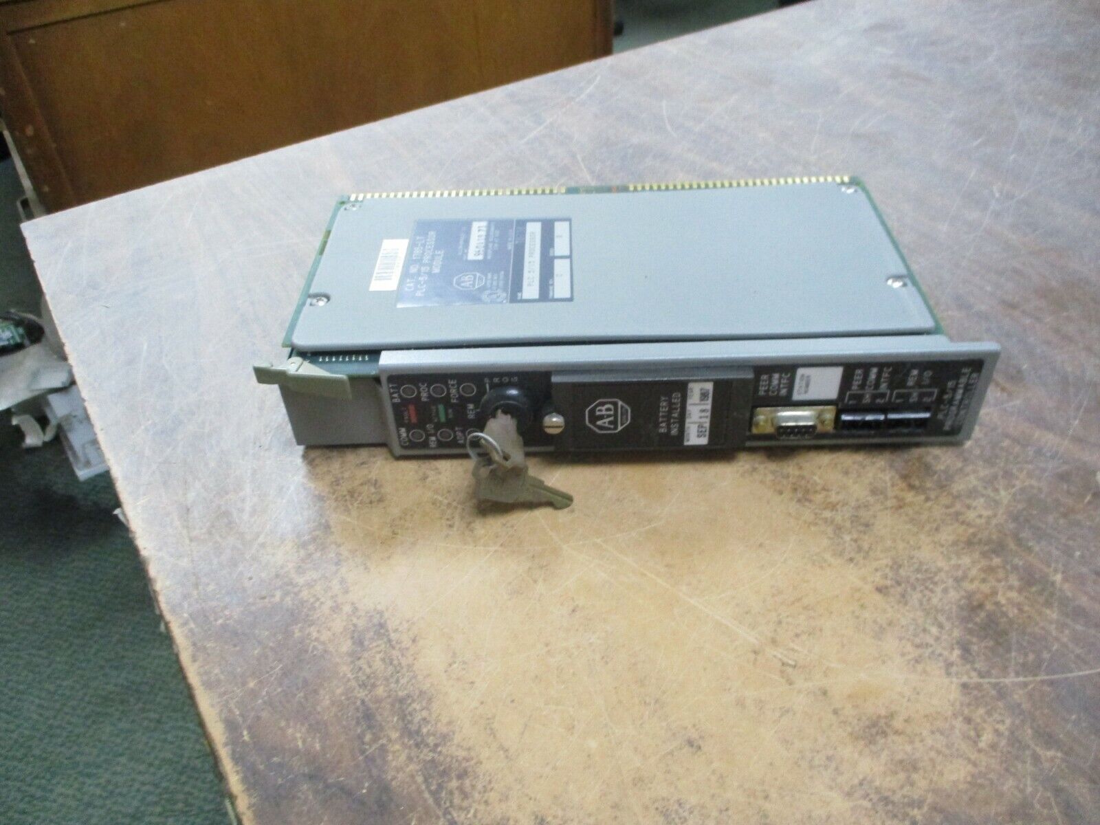 Allen-Bradley PLC-5/15 Processor Module 1785-LT Ser. B F/W Rev. C Used
