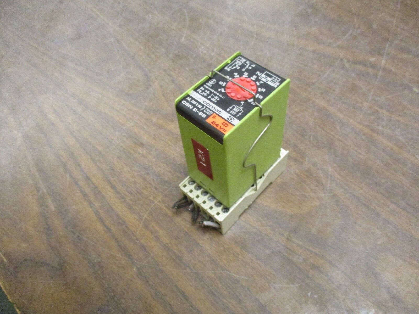 Multi Comat Timer CSK 2-65 24V Range: 1-10 sec / 3-30 sec Used