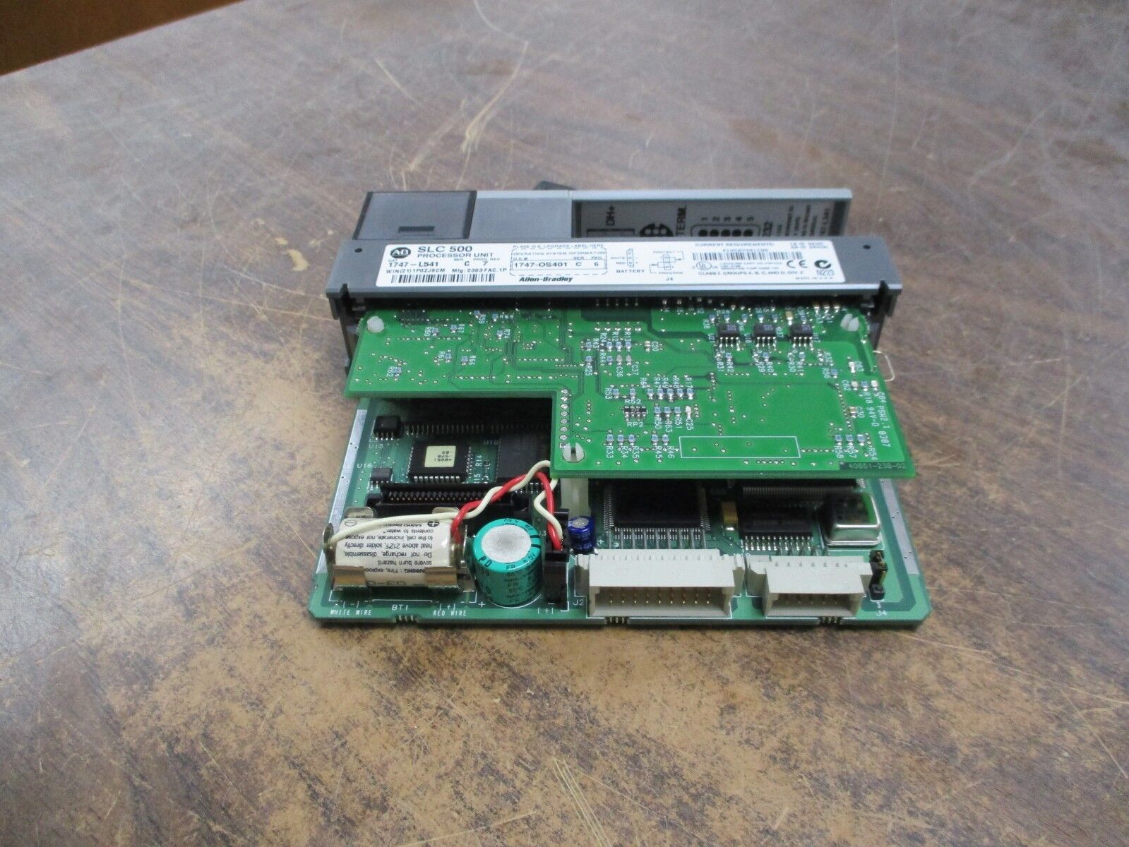 Allen-Bradley SLC 500 Processor Unit 1747-L541 Ser. C Proc Rev: 7 Used