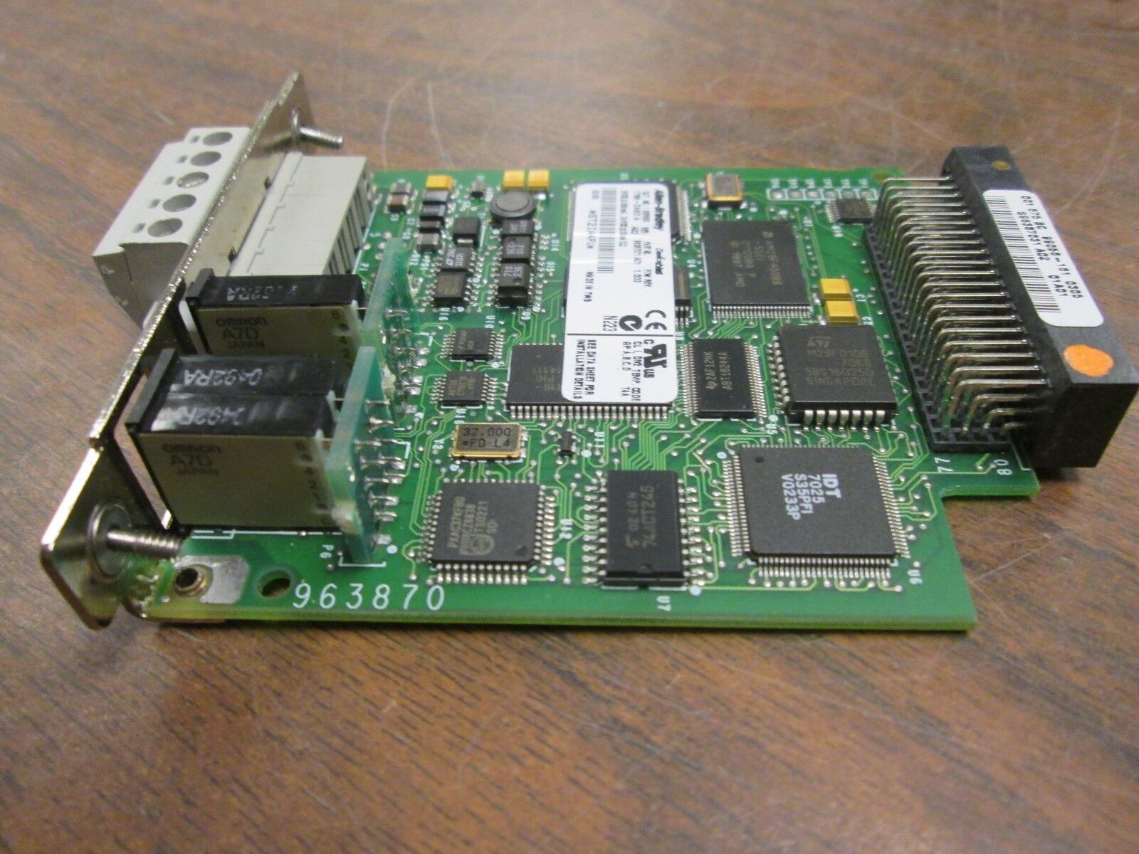 Allen-Bradley DeviceNet Card 1788-DNBOA Rev A02 F/W Rev. 1002 Used