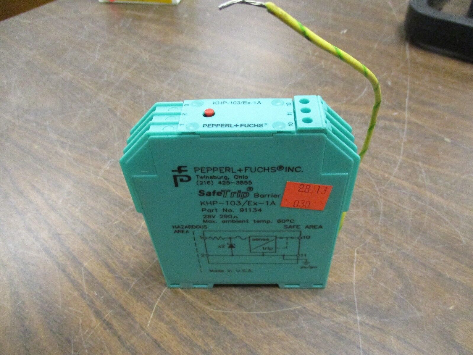Pepperl+Fuchs KHP-103/EX-1A SafeTrip Barrier 91134 28V Used