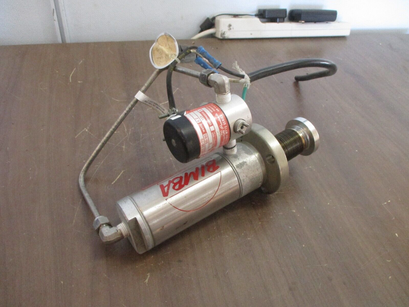 Humphrey/Bimba Solenoid/Air Cylinder Assembly 062-4E1-36-70/D-1551-A 120V 125PSI