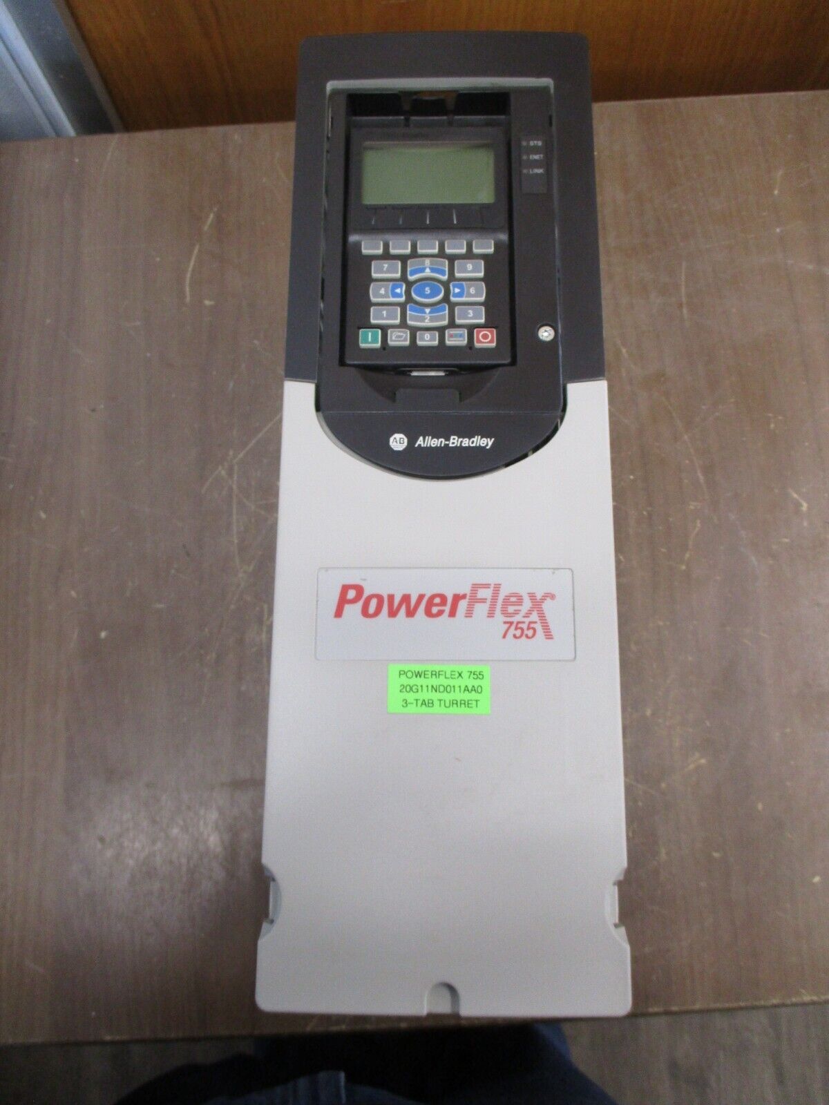 Allen-Bradley PowerFlex 755 AC Drive 20G11ND8P0AA0NNNNN 5HP 3Ph w/ Keypad Used