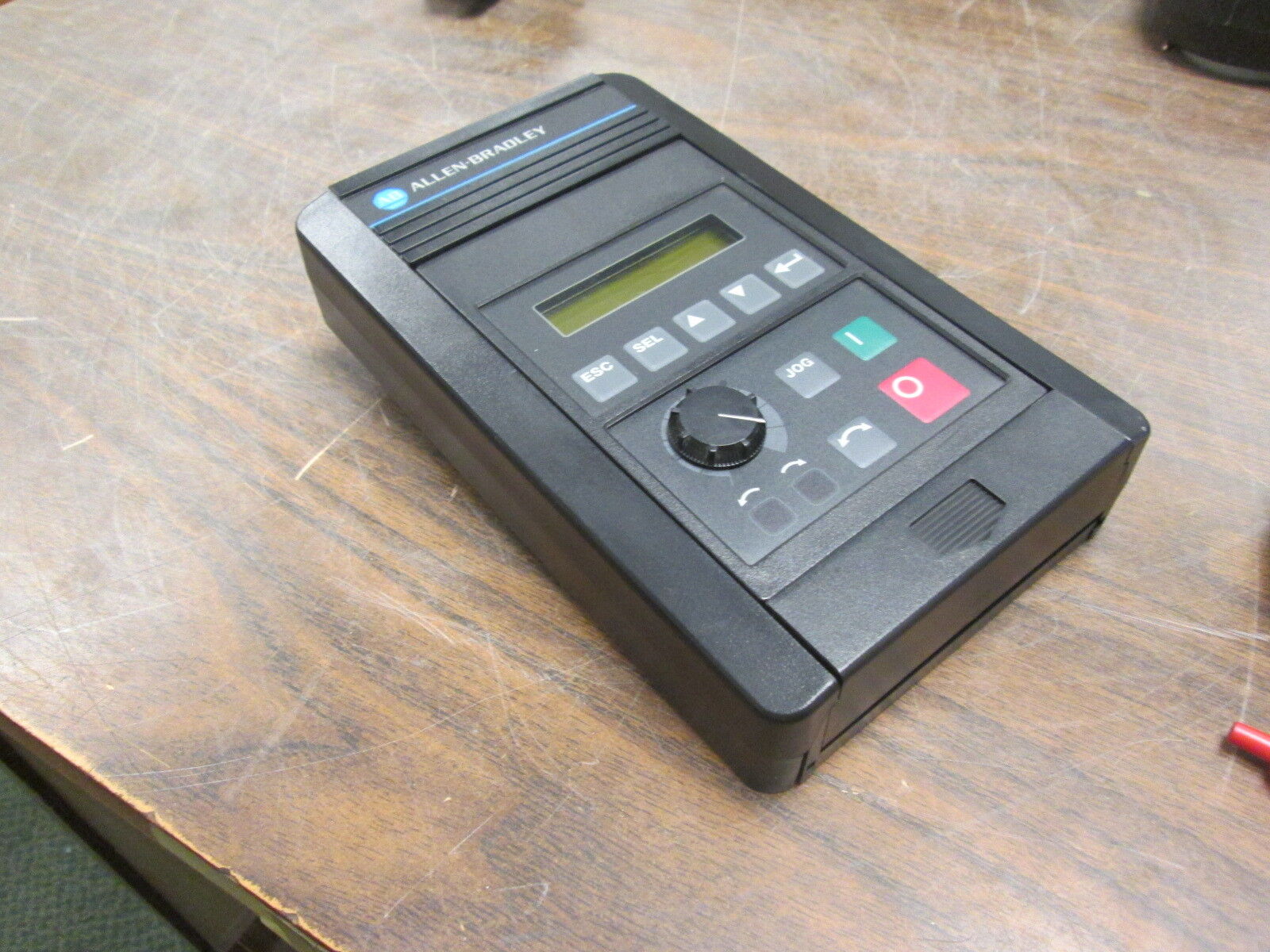 Allen-Bradley Programming Terminal w/ Holder 1201-HA1 Ser A FRN 3.00 12VDC Used