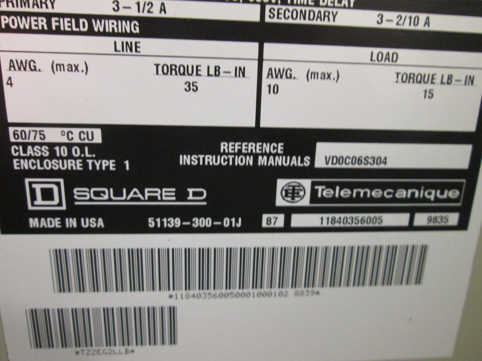 Square D Altivar 55 Bypass & AC Drive 8839ATV66U41M2 3HP *Bad Keypad* Used