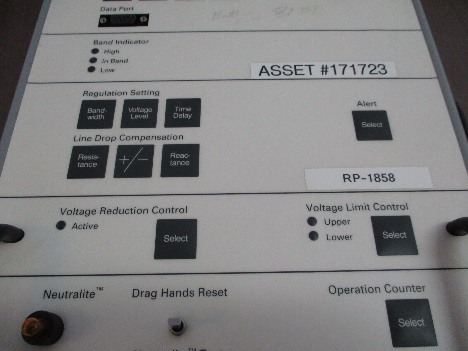 Siemens Accu/Stat MJ-X Voltage Regulator Control Panel C-60313 Used
