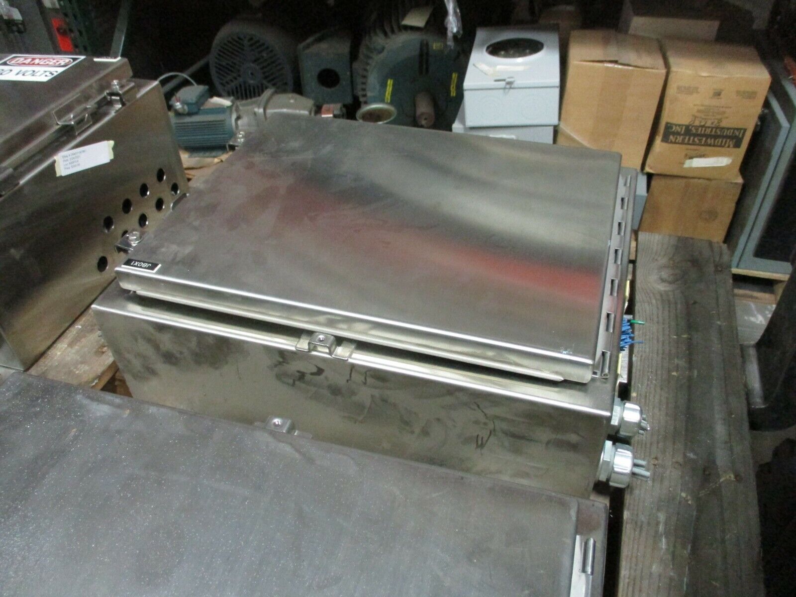 Hoffman Stainless Steel Type 4, 4X, 12 Enclosure A-16H2006SSLP Size: 16x20x6"