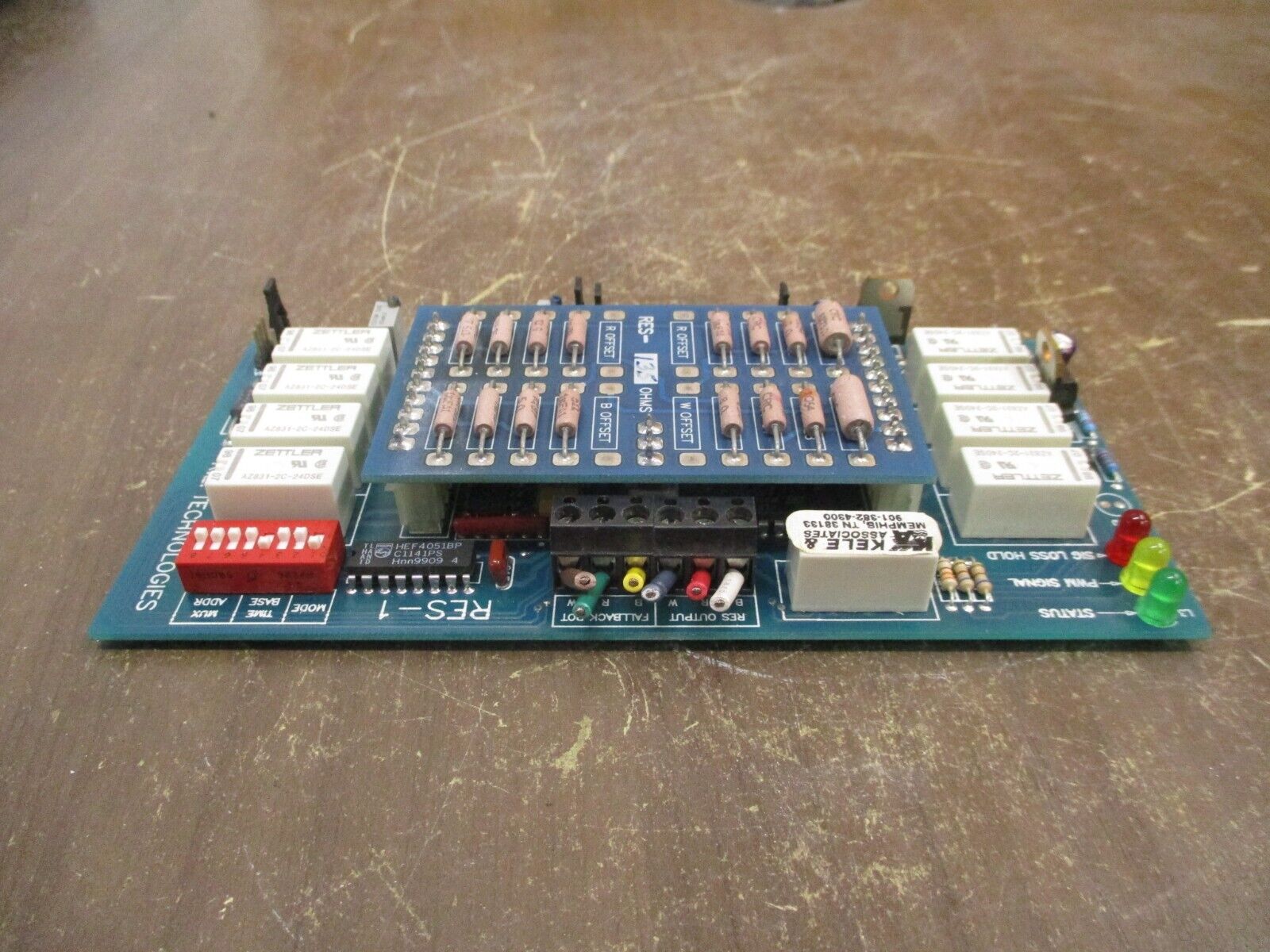 R.E. Technologies Control Board RES-1 Rev. 1.2 Used