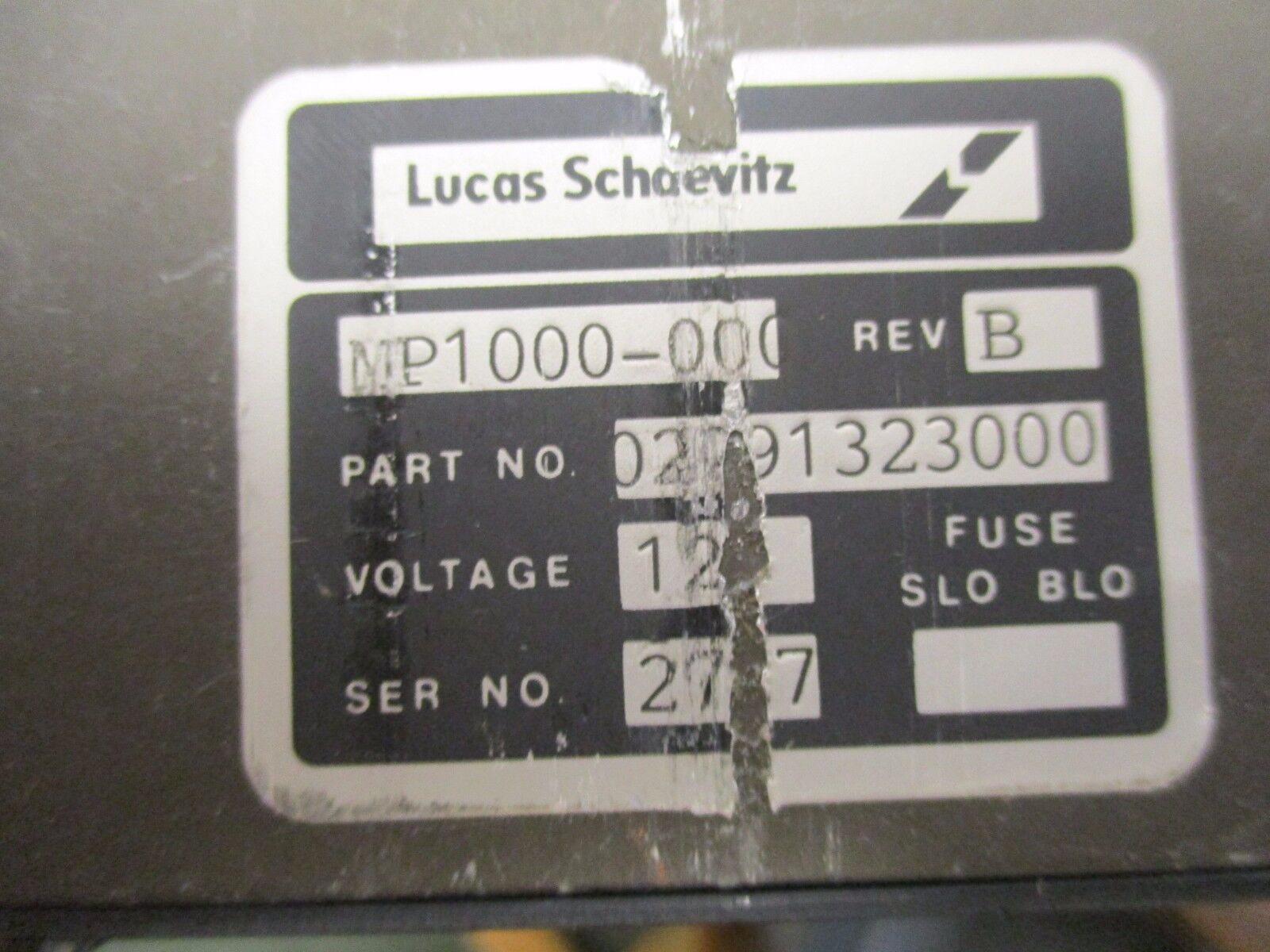 Lucas Schaevitz Microprocessor LVDT Readout/Controller MP-1000-000 Rev B 120V