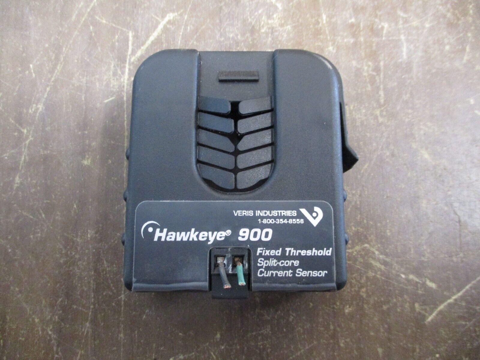 Veris Hawkeye 900 Split-Core Current Sensor H900 Fixed Threshold 0.1A 30V Used