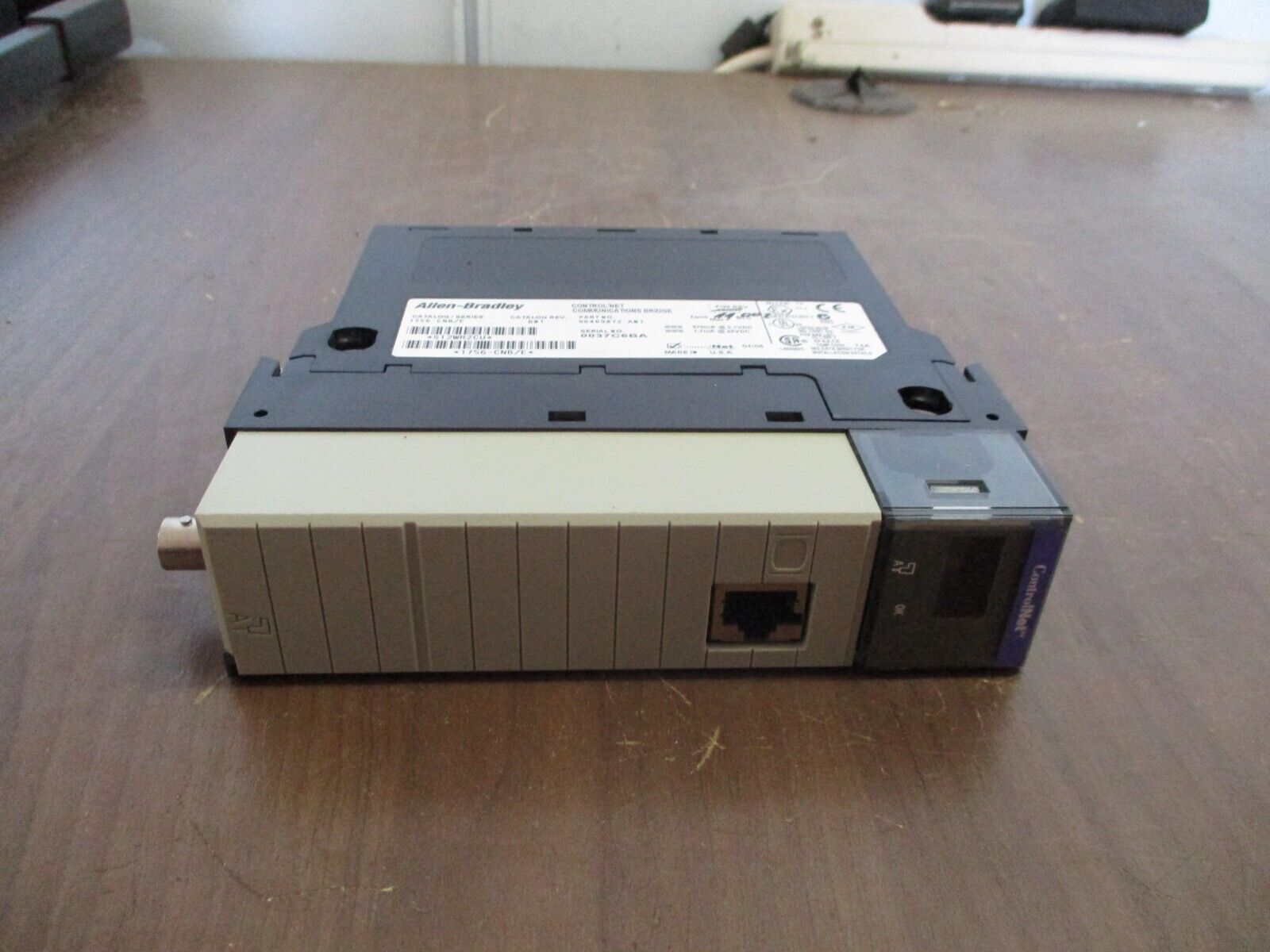 Allen-Bradley ControlNet Comm. Bridge Module 1756-CNB Ser. E Rev. B01 Used