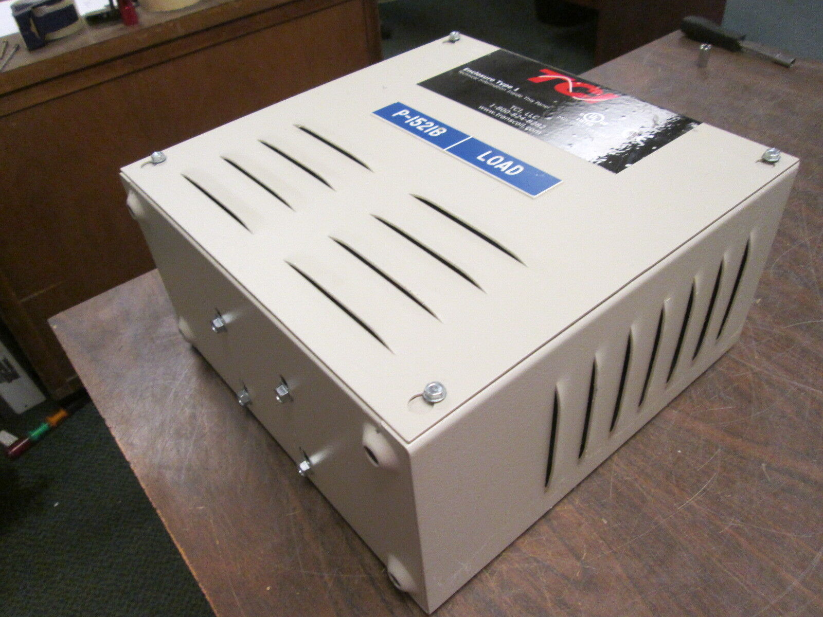 TCI KDRUL Drive Reactor KDRULA3PE01 Motor Amps: 7.6 3Ph 50/60Hz 600V 8A Used