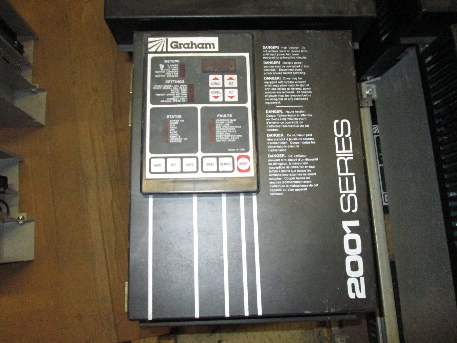 Graham AC Drive w/ Bypass IPM2001H14 10HP Used