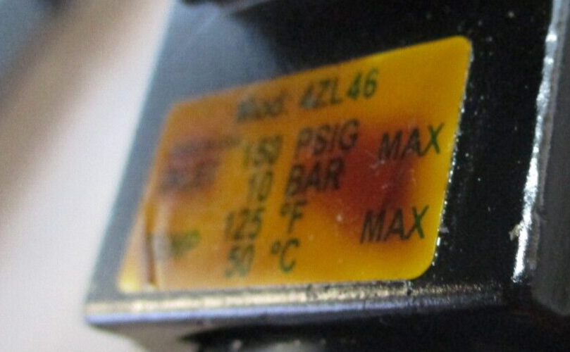 Speedaire Filter Regulator 4ZL01 / 4ZL46 160PSIG Used