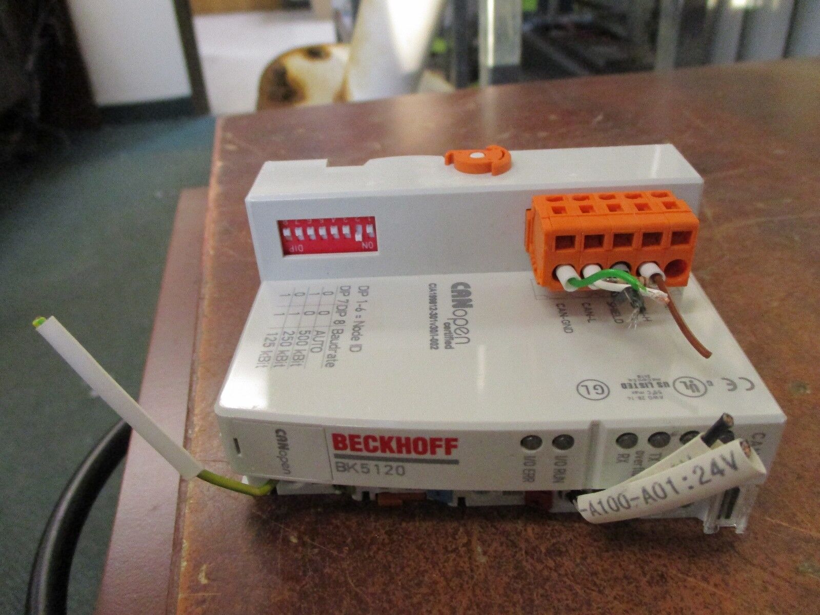 Bechoff CANOpen Coupler BK5120 24VDC 100/250/500/1000 kBaud Used
