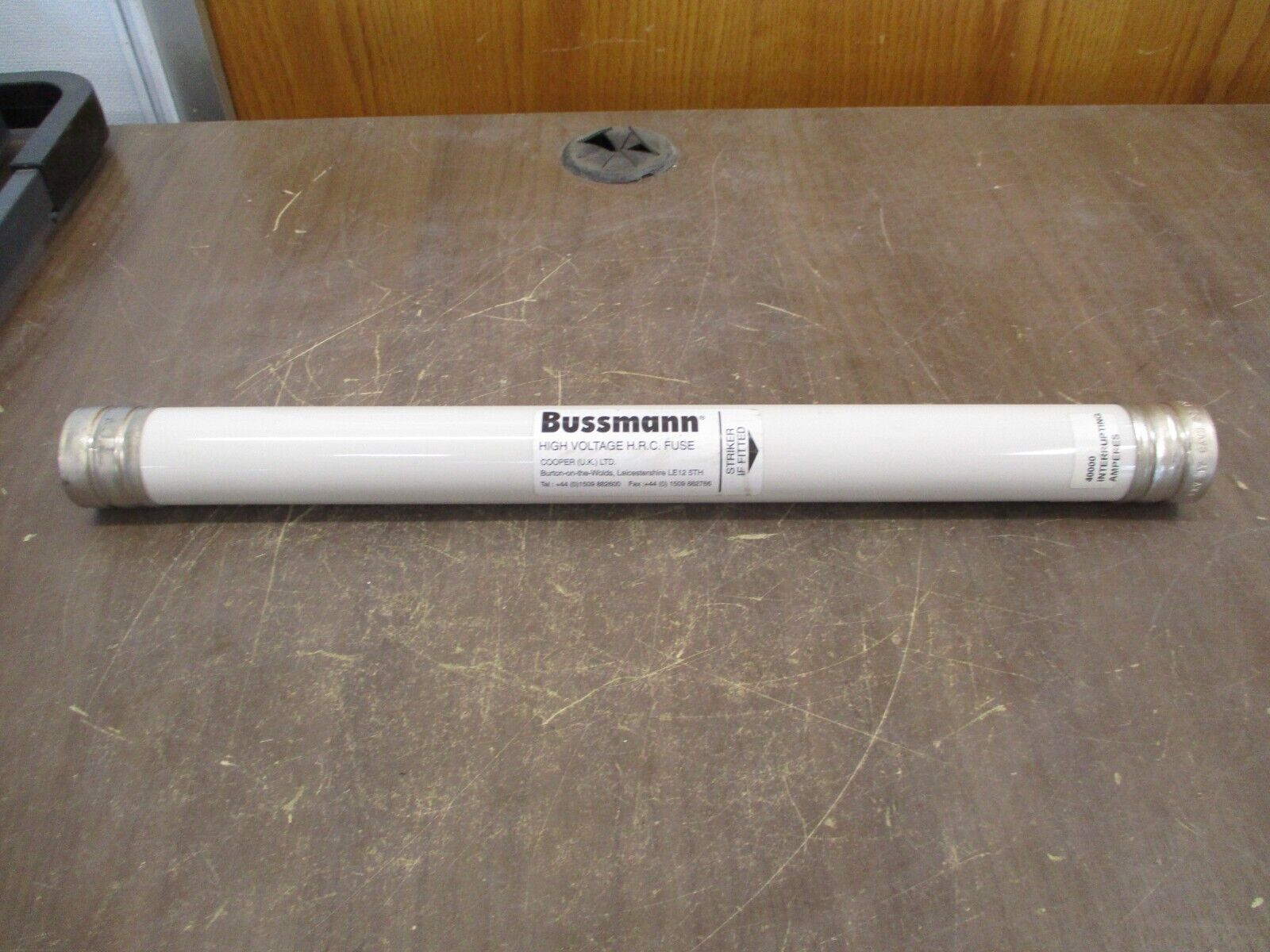Bussmann High Voltage H.R.C. Fuse 17-CAVH-2E 38kV 2E Used