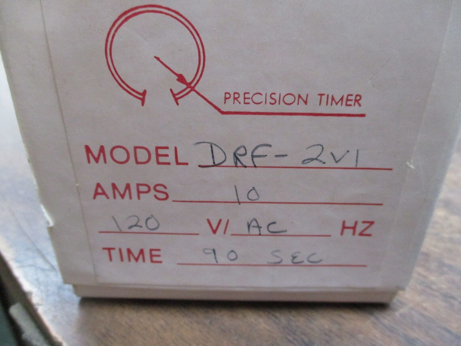 Precision Timer Timer DRF-2V1 10A 120V 90 Sec New Surplus